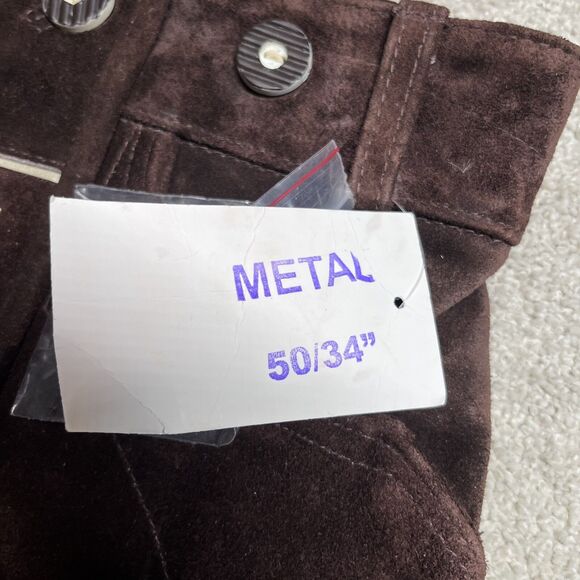 Brown Embroidered Men's Hybrid Shorts - Picture 5 of 16